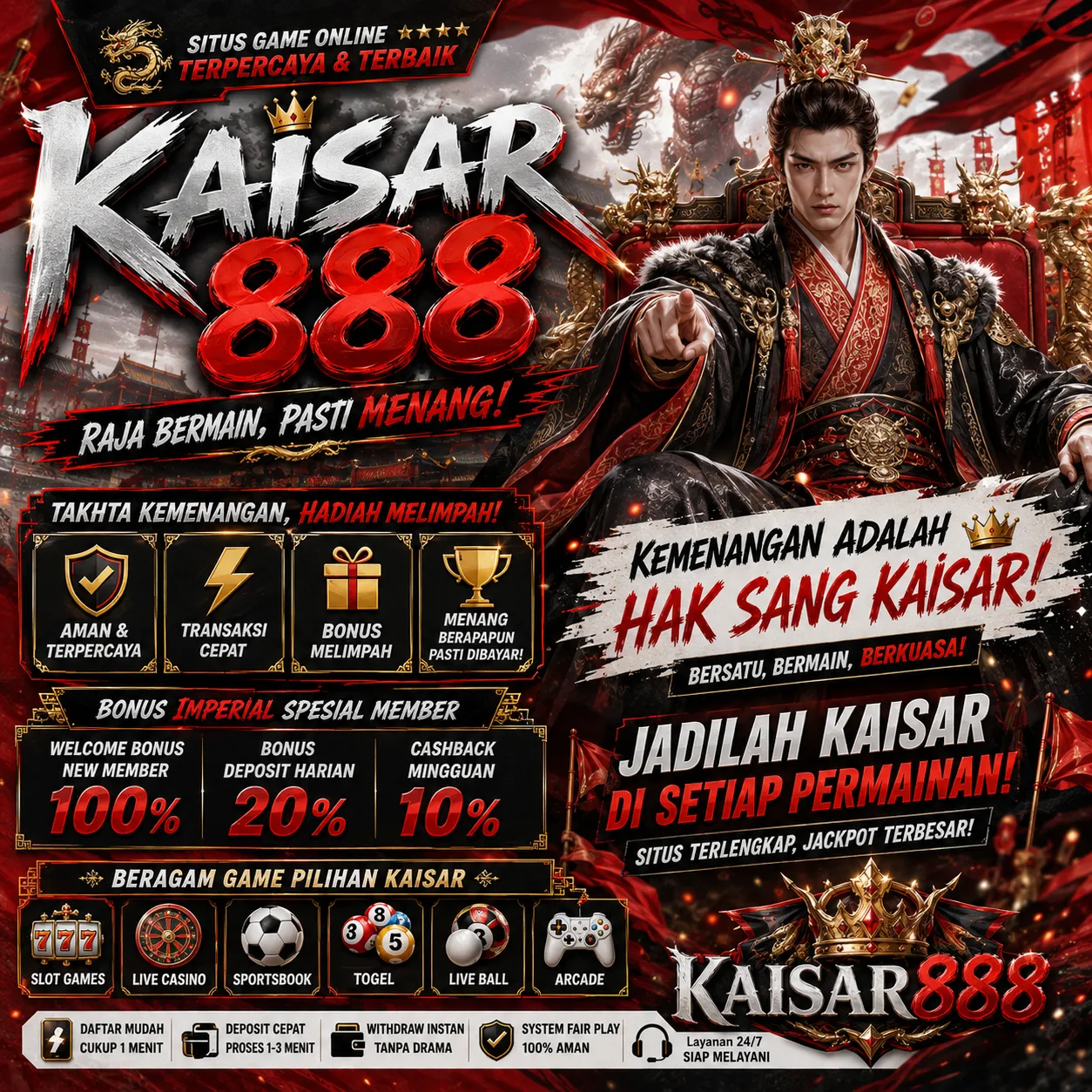 KAISAR888Banner